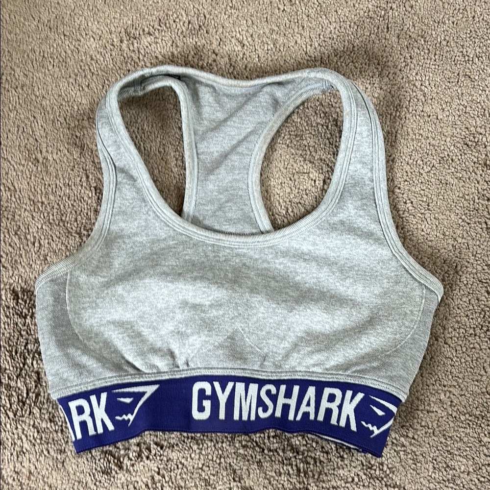 gymshark sports bra grey